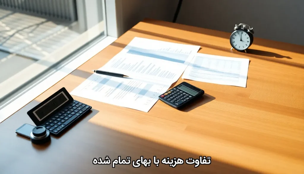 تفاوت هزینه و بهای تمام شده